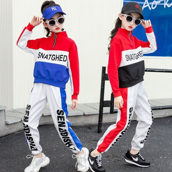 girls new style costumes teenage cuhk child' sport suit spring autumn casual long sleeve hip hop dance performance show, White
girls new style costumes teenage cuhk child' sport suit spring autumn casual long sleeve hip hop dance performance show, White