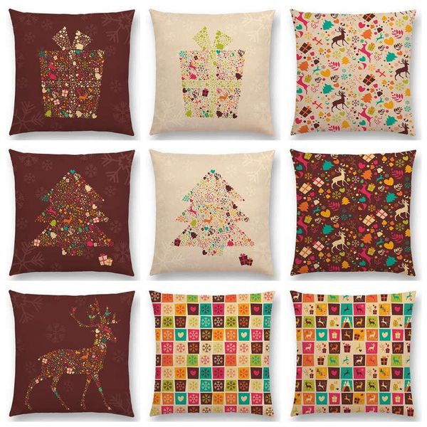 cushion/decorative pillow christmas tree gift reindeer snowflake mini pattern prints happy holiday colourful cushion home decor sofa throw
cushion/decorative pillow christmas tree gift reindeer snowflake mini pattern prints happy holiday colourful cushion home decor sofa throw