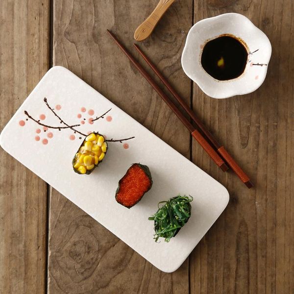 dishes & plates japanese style sushi plate ceramic glaze color cake compote restaurant cold dish
dishes & plates japanese style sushi plate ceramic glaze color cake compote restaurant cold dish