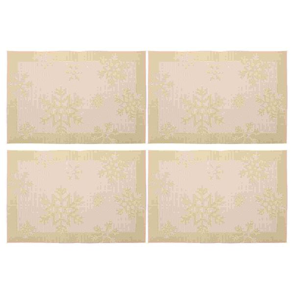 mats & pads 4pcs christmas placemat heat insulated table mat snowflake pattern tableware pad
mats & pads 4pcs christmas placemat heat insulated table mat snowflake pattern tableware pad