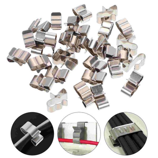 hooks & rails 1 set 30pcs stainless steel solar panel cable clips trailer wire (silver)
hooks & rails 1 set 30pcs stainless steel solar panel cable clips trailer wire (silver)