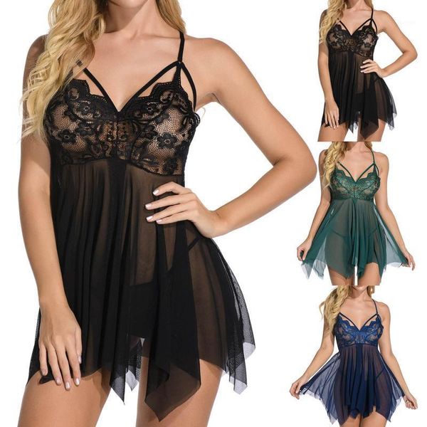 women's pajamas underwear set black transparent dress suspender nightdress (black, blue, green) ladies yoga outfit
women's pajamas underwear set black transparent dress suspender nightdress (black, blue, green) ladies yoga outfit