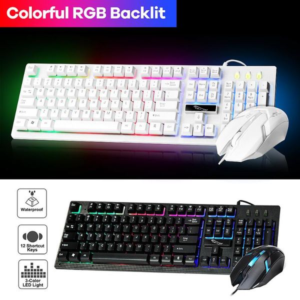 keyboard mouse combos usb wired gaming set pc rainbow colorful led backlit office and kit home for laptop
keyboard mouse combos usb wired gaming set pc rainbow colorful led backlit office and kit home for laptop