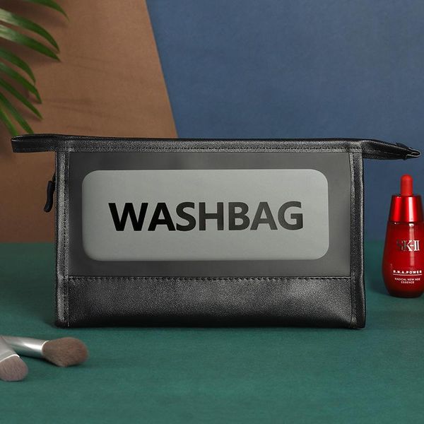 cosmetic bags & cases 1 pc pu washing makeup bag women waterproof clear storage travel make up organizer for cosmetics
cosmetic bags & cases 1 pc pu washing makeup bag women waterproof clear storage travel make up organizer for cosmetics