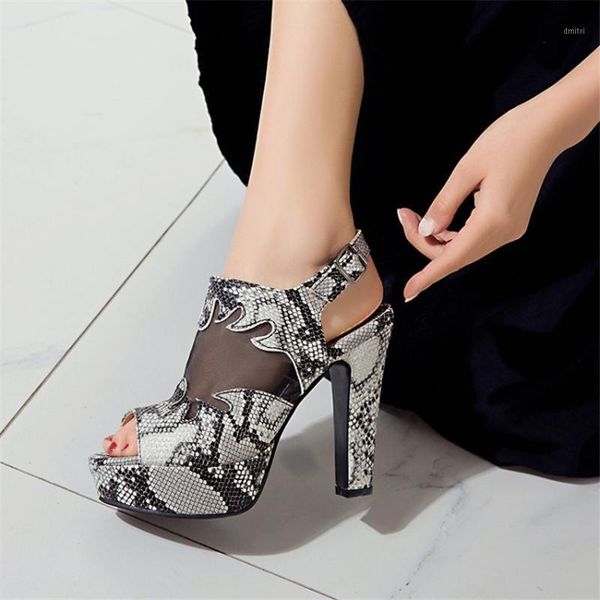 dress shoes pxelena retro rome snake print gladiator sandals women super high heels slingbacks party date lady large size 34-48, Black
dress shoes pxelena retro rome snake print gladiator sandals women super high heels slingbacks party date lady large size 34-48, Black