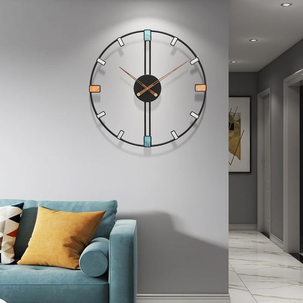 wall clocks fashion large clock modern design creative luxury metal living room mechanism reloj de pared home decoration 50
wall clocks fashion large clock modern design creative luxury metal living room mechanism reloj de pared home decoration 50