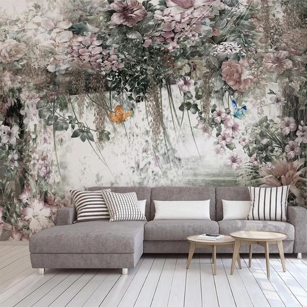 wallpapers custom european style retro mural self adhesive wallpaper 3d watercolor vine flowers painting living room tv creative waterproof
wallpapers custom european style retro mural self adhesive wallpaper 3d watercolor vine flowers painting living room tv creative waterproof
