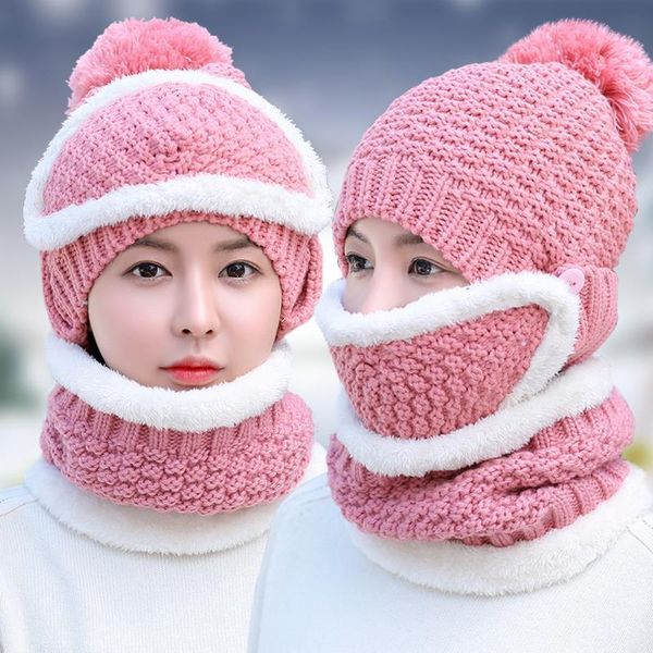 beanie/skull caps winter knitted beanies hats women thick warm beanie skullies hat scarf 3pcs set female knit bonnet cap riding ski, Blue;gray
beanie/skull caps winter knitted beanies hats women thick warm beanie skullies hat scarf 3pcs set female knit bonnet cap riding ski, Blue;gray