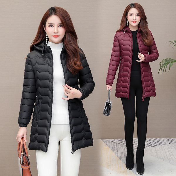 women's thin-cut winter with a deployable light cotton woman's jacket s5gz, Black
women's thin-cut winter with a deployable light cotton woman's jacket s5gz, Black