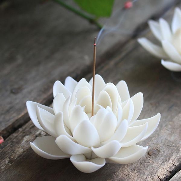 fragrance lamps ceramic white lotus incense burner home decor stick holder handmade buddhist censer use in office teahouse
fragrance lamps ceramic white lotus incense burner home decor stick holder handmade buddhist censer use in office teahouse