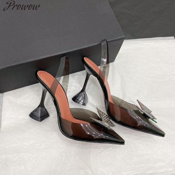 dress shoes prowow summer women party pointed-toes thin heels sandals ladies pvc crystal butterfly-knot designer, Black
dress shoes prowow summer women party pointed-toes thin heels sandals ladies pvc crystal butterfly-knot designer, Black
