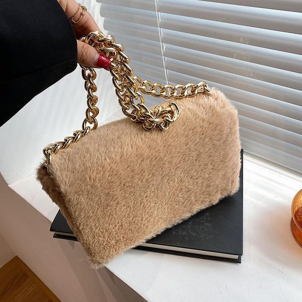evening bags leftside thick chain armpit bag 2021 fashion soft plush women's designer handbag capacity shoulder
evening bags leftside thick chain armpit bag 2021 fashion soft plush women's designer handbag capacity shoulder