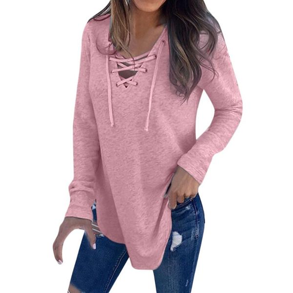 women's t-shirt 2021 chemises pour femmes chaudes printemps femme col en v sangle à manches longues surdimensionné hauts la mode ha, White
women's t-shirt 2021 chemises pour femmes chaudes printemps femme col en v sangle à manches longues surdimensionné hauts la mode ha, White
