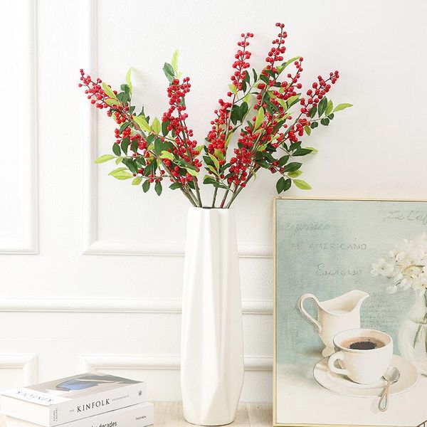 decorative flowers & wreaths simulation small red fruit flower green leaf berry wedding el restaurant decoration home christmas party diy
decorative flowers & wreaths simulation small red fruit flower green leaf berry wedding el restaurant decoration home christmas party diy