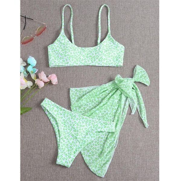 women's swimwear 2021 three piece swimsuit bikini, White;black