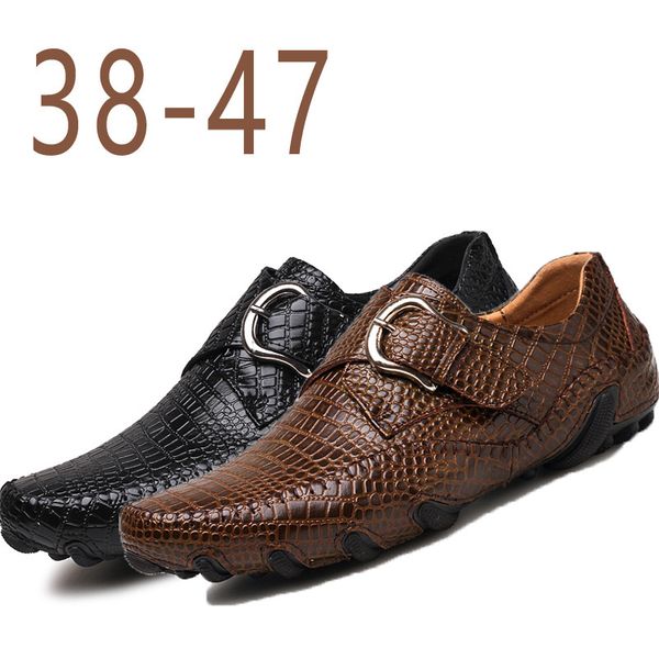 dress shoes sapato masculino de couro crocodilo, calçado baixo macio rachado, mocassim para dirigir, sapatos casuais punk 9k90, Black
dress shoes sapato masculino de couro crocodilo, calçado baixo macio rachado, mocassim para dirigir, sapatos casuais punk 9k90, Black