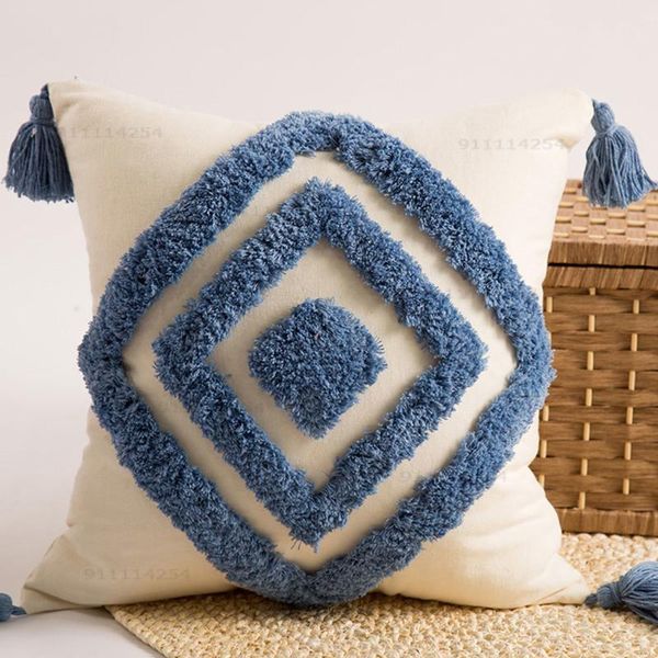 cushion/decorative pillow blue plaid 3d quilted cotton and linen soft square knitted cushion cover to protect the coreless sofa chair
cushion/decorative pillow blue plaid 3d quilted cotton and linen soft square knitted cushion cover to protect the coreless sofa chair