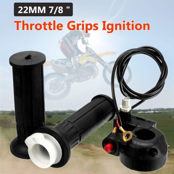 handlebars 22mm 7/8" motorcycle twist throttle grips with ignition switch cable for dirt pit bike scooter atv quad
handlebars 22mm 7/8" motorcycle twist throttle grips with ignition switch cable for dirt pit bike scooter atv quad