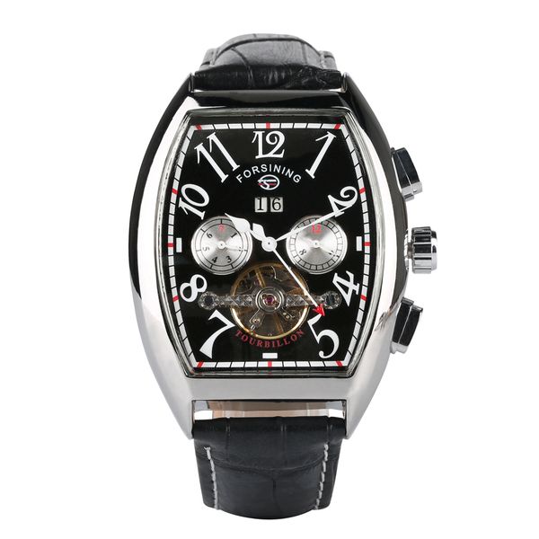 men classic mechanical clock adjustable leather band arabic dial durable name rvs case fashion casual, Slivery;brown
men classic mechanical clock adjustable leather band arabic dial durable name rvs case fashion casual, Slivery;brown