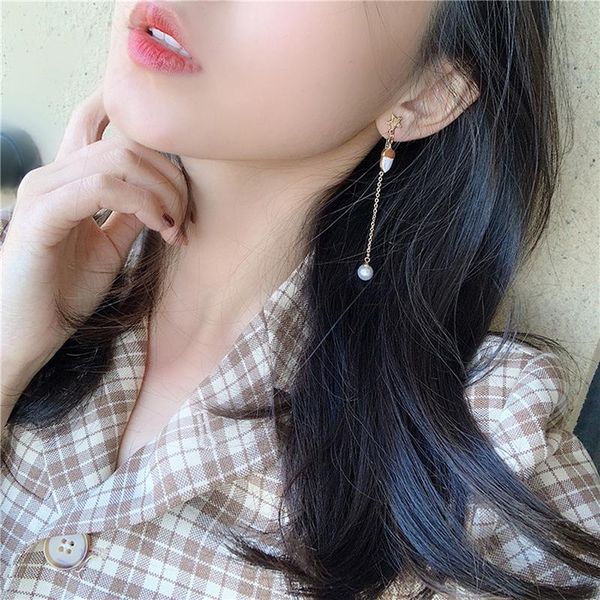 dangle & chandelier timeonly cute enamel red squirrel pine cones earring for women girls faux pearls chain charms star jewellery, Silver
dangle & chandelier timeonly cute enamel red squirrel pine cones earring for women girls faux pearls chain charms star jewellery, Silver