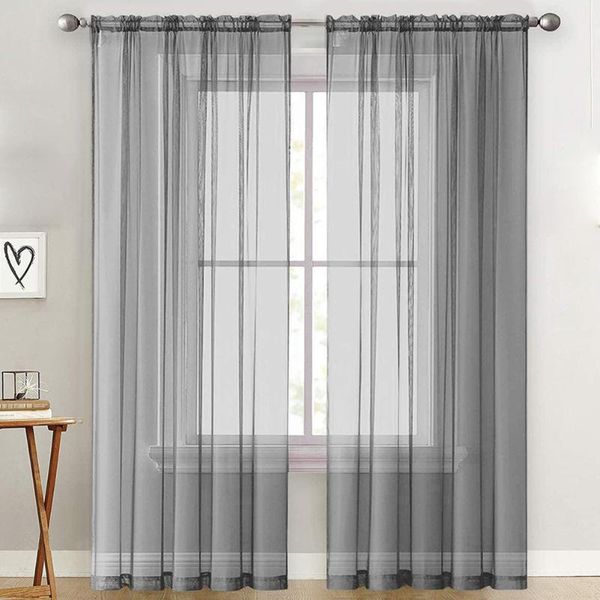 curtain & drapes transparent window sheer rod pocket tulle light filtering for living room the bedroom modernmulti color size
curtain & drapes transparent window sheer rod pocket tulle light filtering for living room the bedroom modernmulti color size