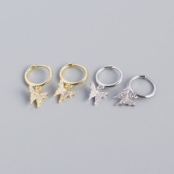 yhe0298 s925 silver ins full diamond butterfly earrings insect silver earrings, Golden
yhe0298 s925 silver ins full diamond butterfly earrings insect silver earrings, Golden