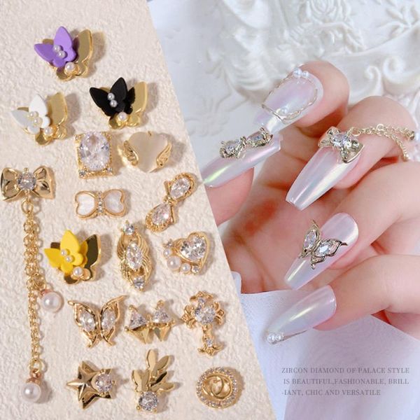 nail art decorations accessories pearl 3d double layer butterfly rhinestones alloy jewelry diamond diy, Silver;gold
nail art decorations accessories pearl 3d double layer butterfly rhinestones alloy jewelry diamond diy, Silver;gold