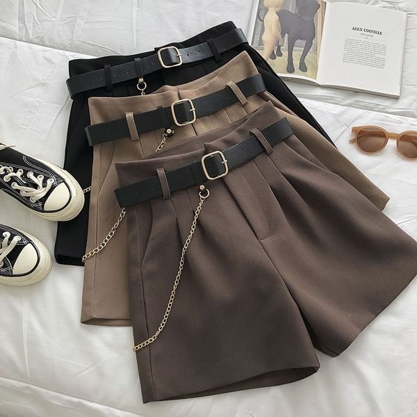 2021 new casual comfortable elegant wild shorts with belt women's woolen shorts autumn winter slim wide leg a-line shorts 210317, White;black
2021 new casual comfortable elegant wild shorts with belt women's woolen shorts autumn winter slim wide leg a-line shorts 210317, White;black