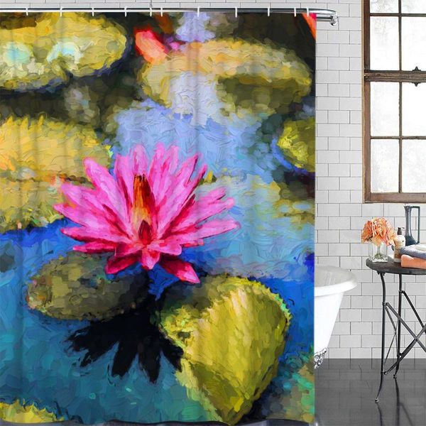 shower curtains lotus retro gradient simple waterproof curtain with hook for home decoration bathroom
shower curtains lotus retro gradient simple waterproof curtain with hook for home decoration bathroom