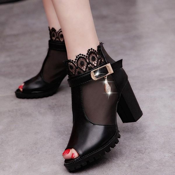 fashion hollow out sandals high heel summer slip-on zipper ladies shoes artificial open toe casual wedding pumps women sandalias dress, Black
fashion hollow out sandals high heel summer slip-on zipper ladies shoes artificial open toe casual wedding pumps women sandalias dress, Black