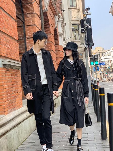 men's trench coats mens black coat autumn clothing windbreaker size -xxl single breasted outwear casual b50, Tan;black
men's trench coats mens black coat autumn clothing windbreaker size -xxl single breasted outwear casual b50, Tan;black