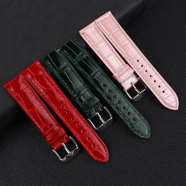 watch bands 14 15 16 18mm 20mm alligator skin leather band crocodile strap pink red green for mens womens wrist watches, Black;brown
watch bands 14 15 16 18mm 20mm alligator skin leather band crocodile strap pink red green for mens womens wrist watches, Black;brown