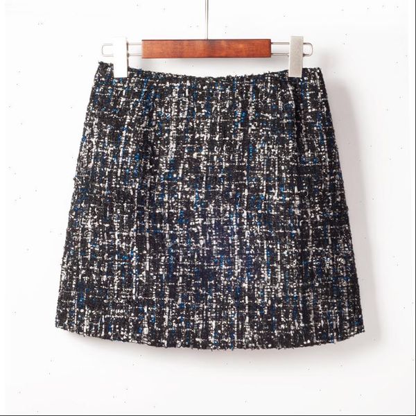 2021 new autumn fashion small fresh style sequins tweed skirt high waist bag hip skirt all match mini skirt ing, Black
2021 new autumn fashion small fresh style sequins tweed skirt high waist bag hip skirt all match mini skirt ing, Black
