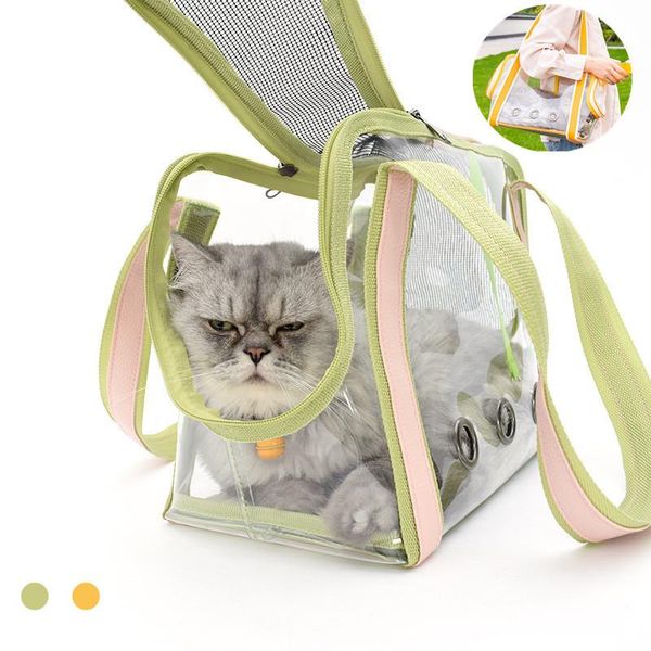cat carriers,crates & houses transparent pet carrier bag mesh breathable foldable travel outdoor bags for small dogs cats portable single sh
cat carriers,crates & houses transparent pet carrier bag mesh breathable foldable travel outdoor bags for small dogs cats portable single sh