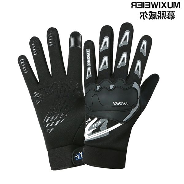 gloves outdoor sports riding mountain bike motorcycle men and women in spring autumn plush warm touch screen anti-skid, Black
gloves outdoor sports riding mountain bike motorcycle men and women in spring autumn plush warm touch screen anti-skid, Black