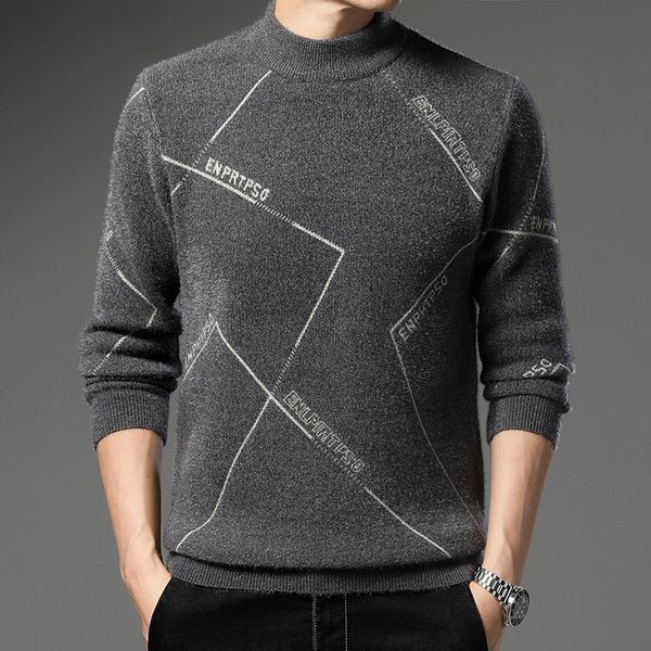autumn clothing autumn winter middle-aged and young men's korean casual fashion imitation ferret sweater, White;black
autumn clothing autumn winter middle-aged and young men's korean casual fashion imitation ferret sweater, White;black