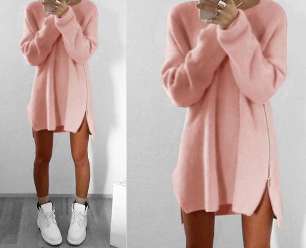 casual dresses autumn and winter women's clothing long sleeve womens solid zipper wool loose knitted sweaters s-xl, Black;gray
casual dresses autumn and winter women's clothing long sleeve womens solid zipper wool loose knitted sweaters s-xl, Black;gray