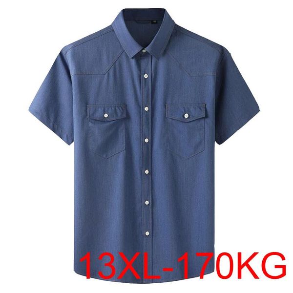 men's casual shirts large size 13xl 7xl 6xl 4xl mens business short sleeved shirt denim, White;black
men's casual shirts large size 13xl 7xl 6xl 4xl mens business short sleeved shirt denim, White;black
