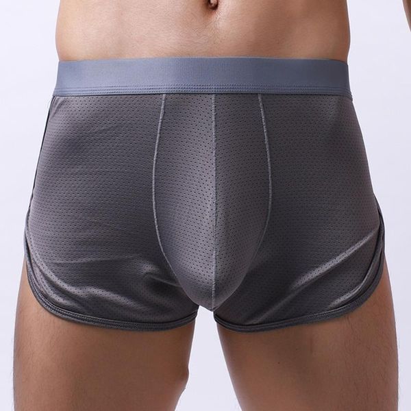 underpants mens boxer shorts mesh breathable pajamas side split underwear panties bulge pouch trunk sleep bottoms, Black;white
underpants mens boxer shorts mesh breathable pajamas side split underwear panties bulge pouch trunk sleep bottoms, Black;white