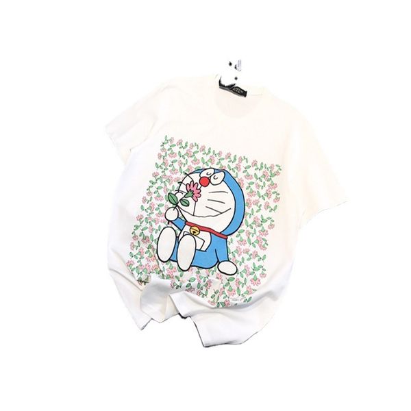 2021 new womens pure cotton printed t-shirt fashion girl casual t shirt slim ladies tee round neck designer womens clothing 7, White
2021 new womens pure cotton printed t-shirt fashion girl casual t shirt slim ladies tee round neck designer womens clothing 7, White