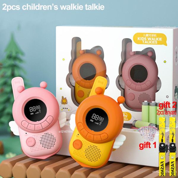 walkie talkie 2pcs wireless kids toys 3km function hand-held children educational interactive baby gift
walkie talkie 2pcs wireless kids toys 3km function hand-held children educational interactive baby gift