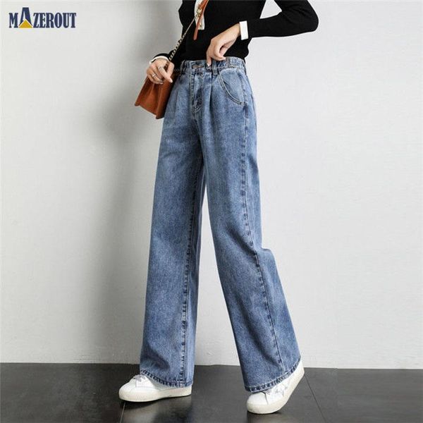 women's jeans mazerout 2021 spring high waist women fashion harem pants full-length stretch demin trousers wide leg streetwear, Blue
women's jeans mazerout 2021 spring high waist women fashion harem pants full-length stretch demin trousers wide leg streetwear, Blue