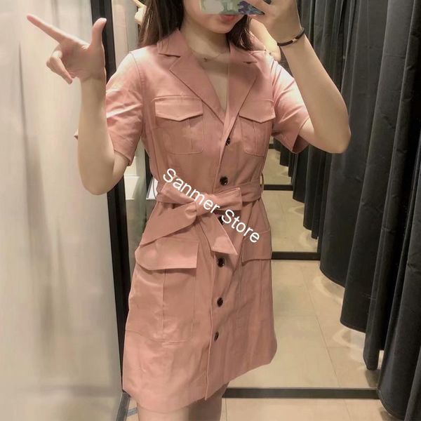 2021 new feminino cor slida manga curta camisa nico breasted arco decote em v sashe primavera vero senhoras mini vestido com bolsos 3zkd, Black;gray
2021 new feminino cor slida manga curta camisa nico breasted arco decote em v sashe primavera vero senhoras mini vestido com bolsos 3zkd, Black;gray