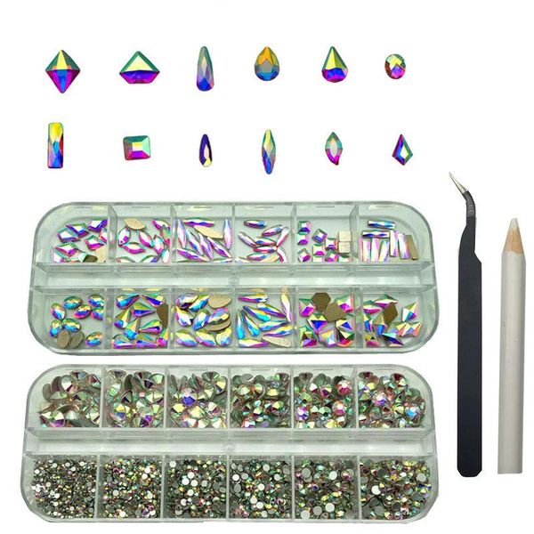 nail art decorations 120 pcs multi shapes crystals rhinestones and 2000 ab flat back gems diamond stone for craft, Silver;gold
nail art decorations 120 pcs multi shapes crystals rhinestones and 2000 ab flat back gems diamond stone for craft, Silver;gold
