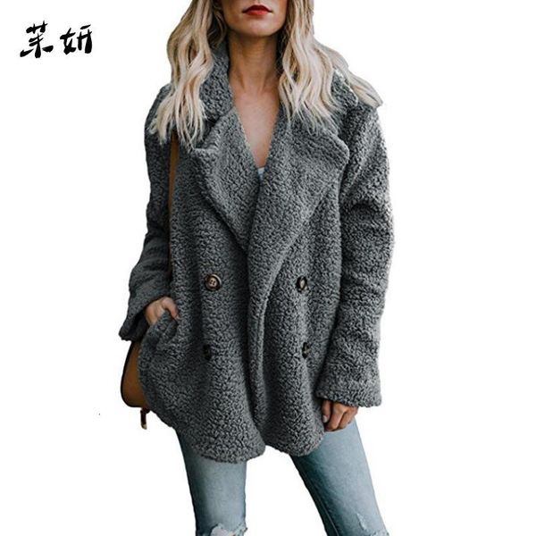 women's trench coats solid coat women autumn spring wide lapel loose warm jacket outwear female casual jumper ladies blend faux fur, Tan;black
women's trench coats solid coat women autumn spring wide lapel loose warm jacket outwear female casual jumper ladies blend faux fur, Tan;black