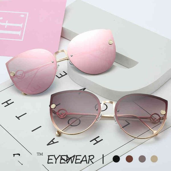 designer sunglasses brand women rimless uv400 gradient sun glasses female oculos, White;black
designer sunglasses brand women rimless uv400 gradient sun glasses female oculos, White;black