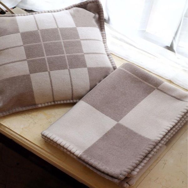 blankets high-end luxury h cashmere wool blanket and pillow sets flight square case textile room decoration
blankets high-end luxury h cashmere wool blanket and pillow sets flight square case textile room decoration