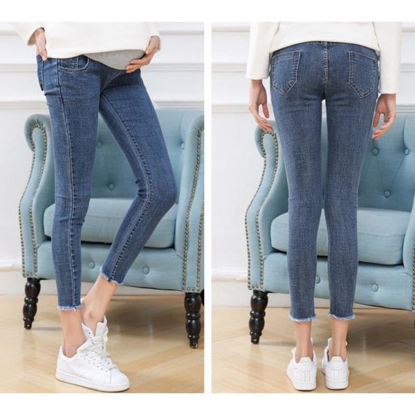 pregnancy abdominal pants mother clothes elastic soft maternity jeans skinny lovely trousers for pregnant women spring summer, White
pregnancy abdominal pants mother clothes elastic soft maternity jeans skinny lovely trousers for pregnant women spring summer, White