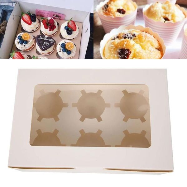 nicolaydownn gift wrap 10pcs clear windowed cupcake boxes with removable tray for 2/4/6 /12 cups cake party christmas kitchen accessories
nicolaydownn gift wrap 10pcs clear windowed cupcake boxes with removable tray for 2/4/6 /12 cups cake party christmas kitchen accessories
