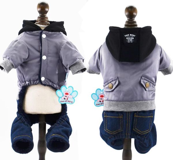 dog apparel jumpsuit jean clothes for small pet winter outfit coat overalls hood xs s m l xl
dog apparel jumpsuit jean clothes for small pet winter outfit coat overalls hood xs s m l xl